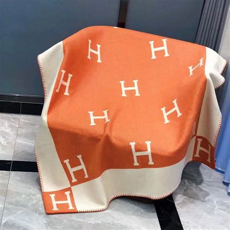 hermes monogram blanket dupe.